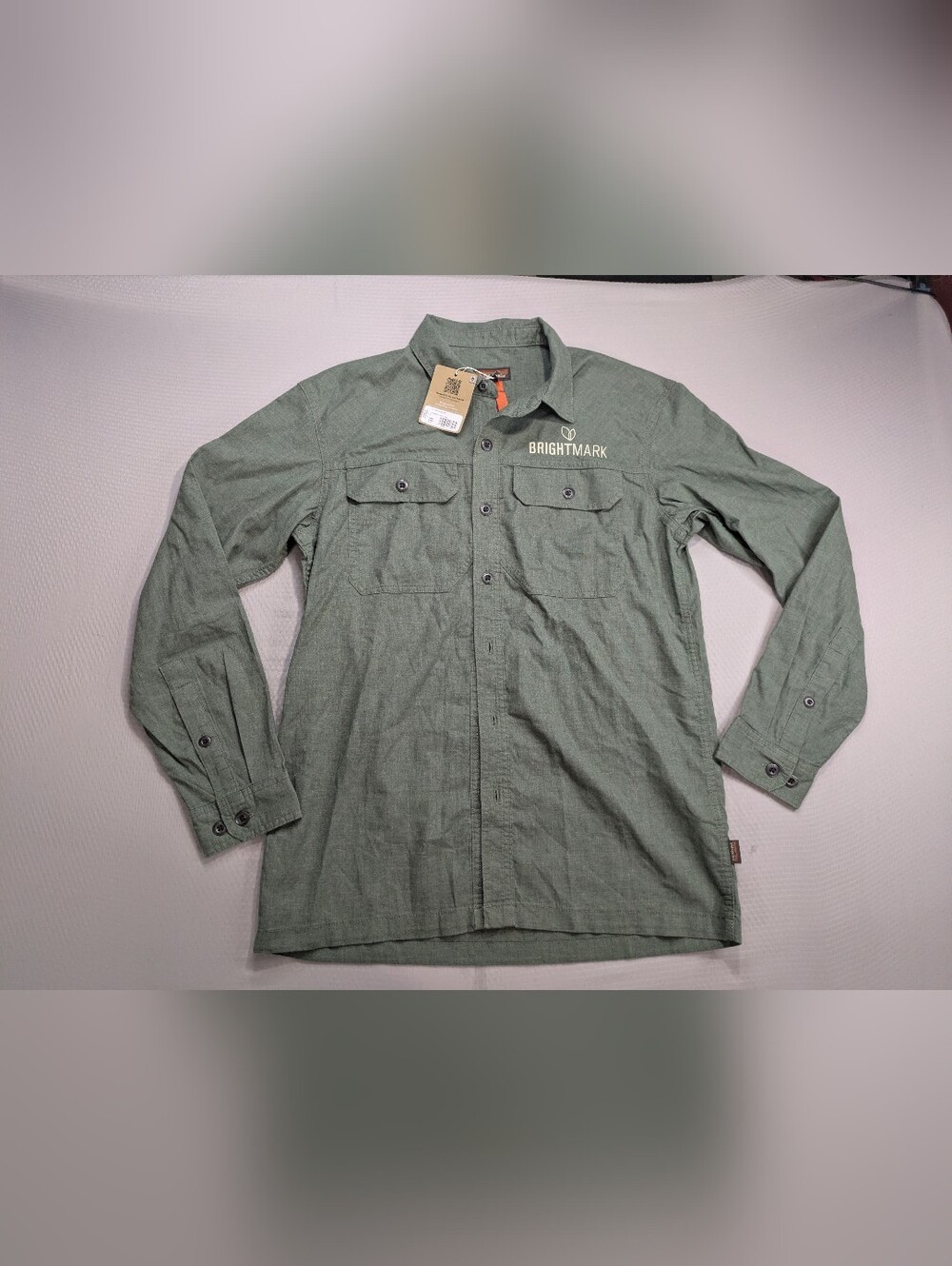 Patagonia X Brightmark Men's Farrier's Work Shirt Green New With Tag Size S